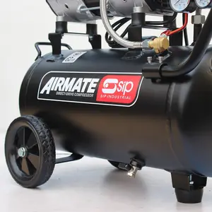 SIP DD 2hp 24ltr Low Noise Oil-Free Compressor 2 Year Warranty 05478