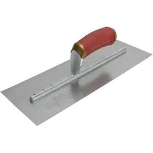 Marshalltown Stainless Steel Flat PermaShape Finishing Trowel 13" x 5" - 13SSFPD