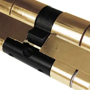 Yale Superior Anti-Snap Euro Cylinder - 45/50 (95mm), Polished Brass (with 3 keys)