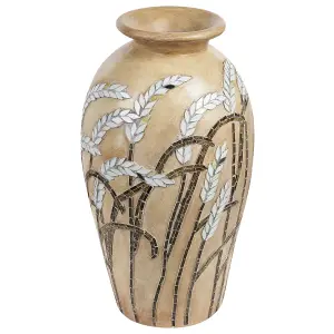 Decorative Vase SINAMAR Ceramic Sand Beige