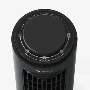 Pro Breeze Desktop 3 Speed Mini Tower Fan - Black