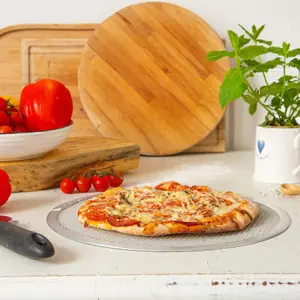 Argon Tableware Aluminium Pizza Screen - 12" - Pack of 2