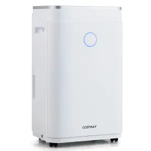 Costway 20L/Day Dehumidifier Electric Air De-Humidifier Portable Quiet 3 Modes 24H Timer