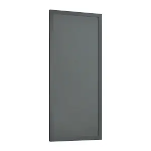 Spacepro Shaker Matt Dark Grey Single panel Sliding wardrobe door (H) 2220mm x (W) 762mm