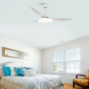 Cherrise 132cm Ceiling Fan with LED Lights White