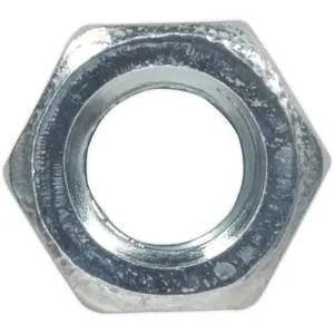 100 Pack of M5 Steel Hex Nuts - 0.8mm Pitch - DIN 934 Compliant Fasteners