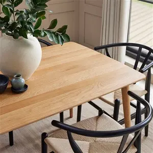 DUSK Heidi Solid Oak 4-6 Seater Dining Table - Natural