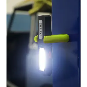 Rechargeable Inspection Light with Power Bank - 5W COB & 3W SMD LED - Green