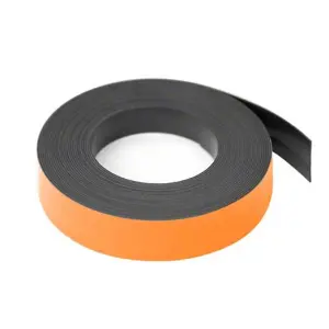 MagFlex Lite Flexible Matt Orange Magnetic Gridding Tape for Whiteboards, Noticeboards or Filing Cabinets - 19mm Wide - 5m Length