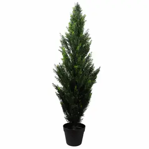 120cm Artificial Cedar Cypress Topiary UV Resistant