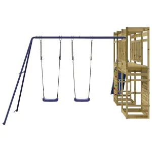 Berkfield Outdoor Playset Impregnated Wood Pine