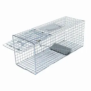 Oypla Large Humane Animal Rodent Rat Pest Trap Cage - 66 x 23 x 26cm