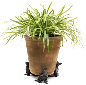 Jack Russell Terrier Plant Pot Feet - Set of 3