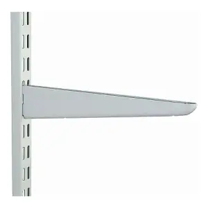 Charles Watson Twin Slot Shelving Bracket 370mm White Pack of 10