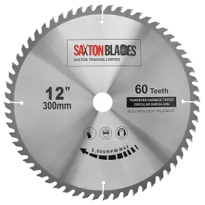 Saxton TCT30060T TCT Circular Blade 300mm x 60T