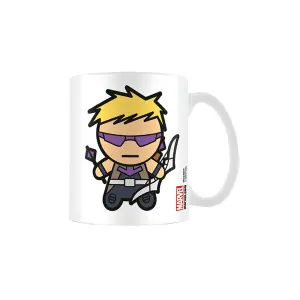 Marvel Kawaii Hawkeye Mug White (One Size)