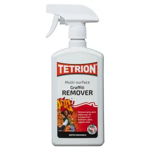 Tetrion Multi Surface Graffiti Paint Remover Trigger Spray 500ml x4