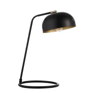 Luminosa Brair New Task Table Lamp Matt Black