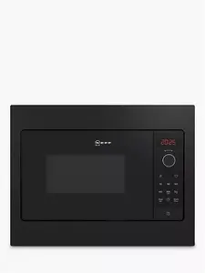 Neff N30 HLAWG25S3B Built-In Microwave Oven, Black