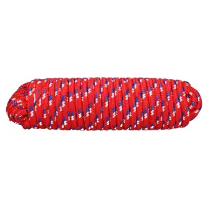 12mm x 30m Multi-Purpose Polypropylene Braided Rope for Camping Gardening