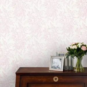 Laura Ashley Picardie Petal Floral Smooth Wallpaper