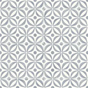 Grey Designer Effect Vinyl Flooring For Kitchen, Bathroom, LivingRoom, 2.8mm Thick Vinyl Sheet-4m(13'1") X 4m(13'1")-16m²