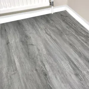 Grey LVT Luxury Vinyl Click Plank Flooring 1m2 Pack 4.2mm Thick Flooring