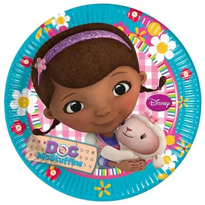 Doc McStuffins Paper Party Plates (Pack Of 8) Multicoloured (One Size)