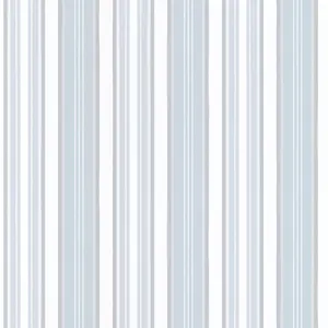 Galerie Stripes And Damask 2 Blue Textured Stripe Smooth Wallpaper