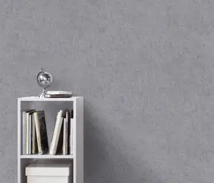 Savanna Embossed Grey Vinyl Wallpaper