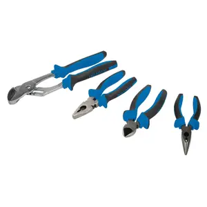 Draper Soft Grip Pliers Set 4 piece 81147