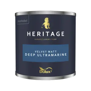 Dulux Heritage Velvet Matt - 125ml Tester Pot - Deep Ultramarine