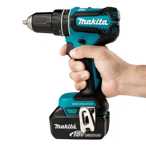 Makita DHP485Z 18V LXT Lithium Brushless Combi Hammer Drill Bare + Makpac Case