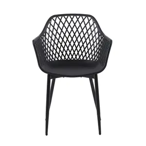 Alzugaray Dining Chair (Set of 4) Black