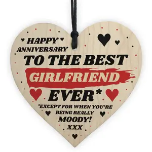 Funny Joke Anniversary Gift For Best Girlfriend Rude Gift For Her Humour Heart