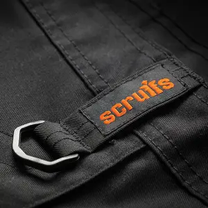 Scruffs Worker Multi Pocket Work Trousers Black Trade - 36S