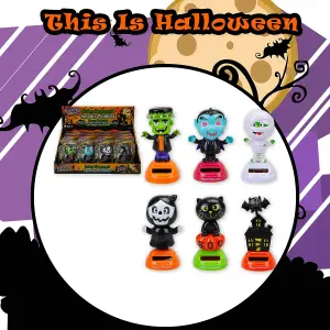 Halloween Solar Wobbler Decoration 1 Piece Mystery Bag  MultiColour