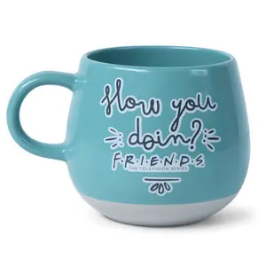 Friends How You Doin Round Mug Cyan (One Size)