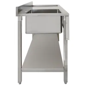 Stainless Steel Catering Sink - Right Hand Drainer