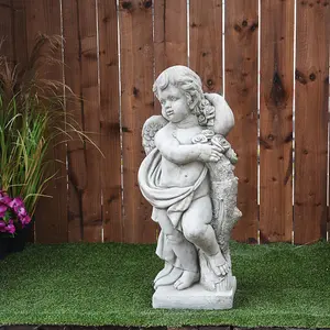 Large Cherub Statue 'Spring' Edition