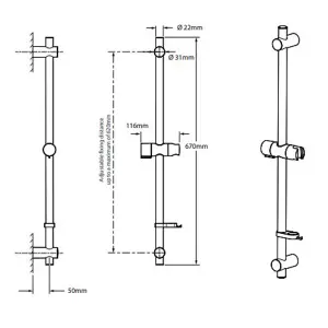 Triton Matt Black Thermostatic Electric Shower, 9kW