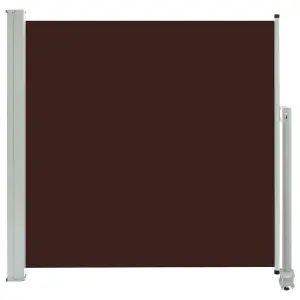 Berkfield Patio Retractable Side Awning 160x300 cm Brown