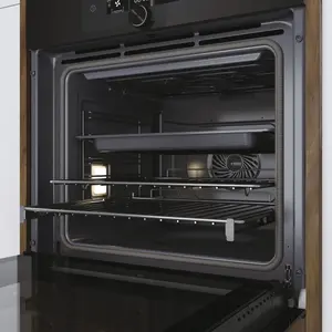 Haier Series 4 HWO60SM5F8BH Built-in Pyrolytic Single Pyrolytic Oven - Gloss black