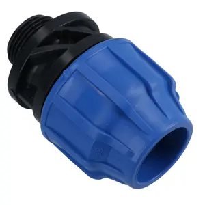 32mm x 1" MDPE Male Adapter Compression Coupling Fitting Water Pipe 10PK