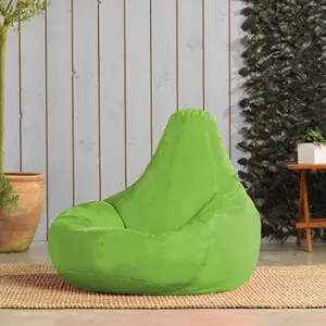 Veeva Recliner Indoor Outdoor Bean Bag Lime Green Bean Bag Chair