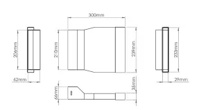 Kair Airbrick Adapter 234x29mm to 234x29mm