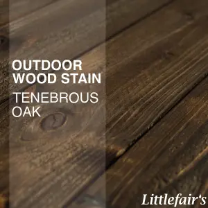 Littlefair's - Outdoor Wood Stain - Tenebrous Oak - 2.5 LTR