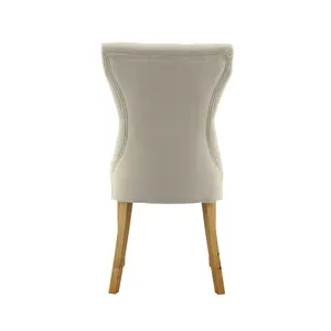 Wimbledon Upholstered Dining Chair (Set of 2) Beige