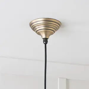 Aged Brass Brindley Pendant Light