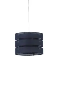 Trio Midnight blue Pendant Light shade (D)35cm